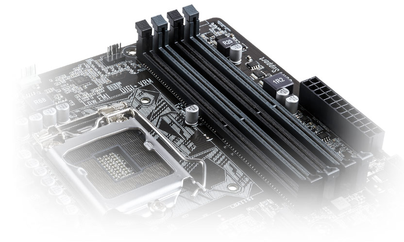 Asus H110M-C 1151P DDR4 SES GLAN VGA SATA3 USB3.0 UATX Anakart