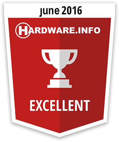 Hardware.info Excellent award