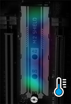 M.2 Shield cool graph